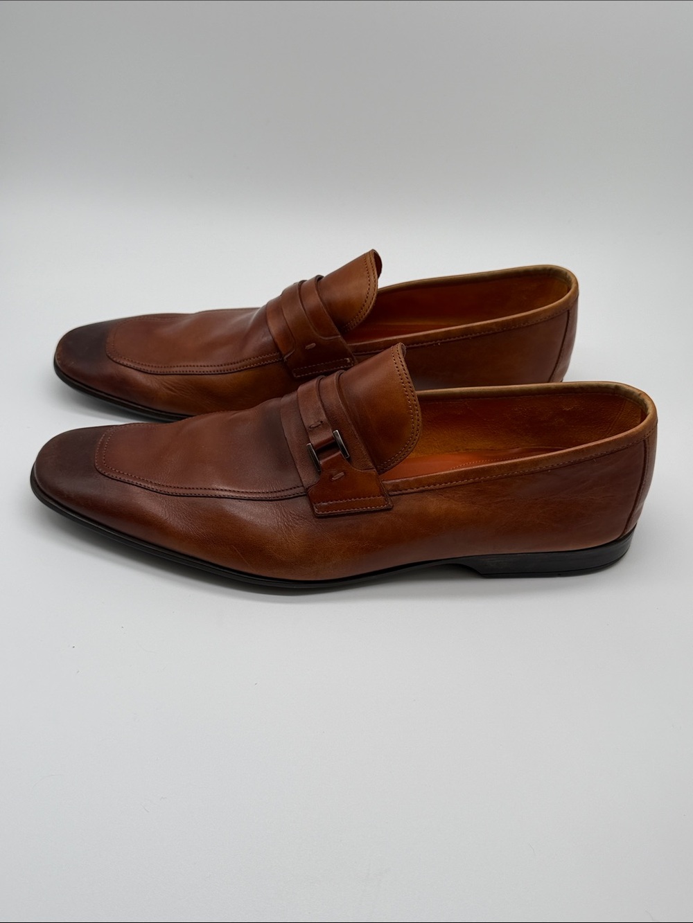 Magnanni Men's Penny Loafer Cognac Size 10